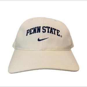 Vintage Penn State Lions Velcroback Snapback Hat By Nike Rare NCAA 90s